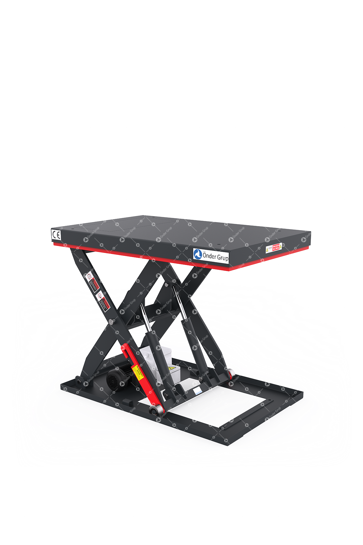 Single Scissor Lift Table 10000 Capacity 3000 X 2000 Platform 1800 Mm Stroke