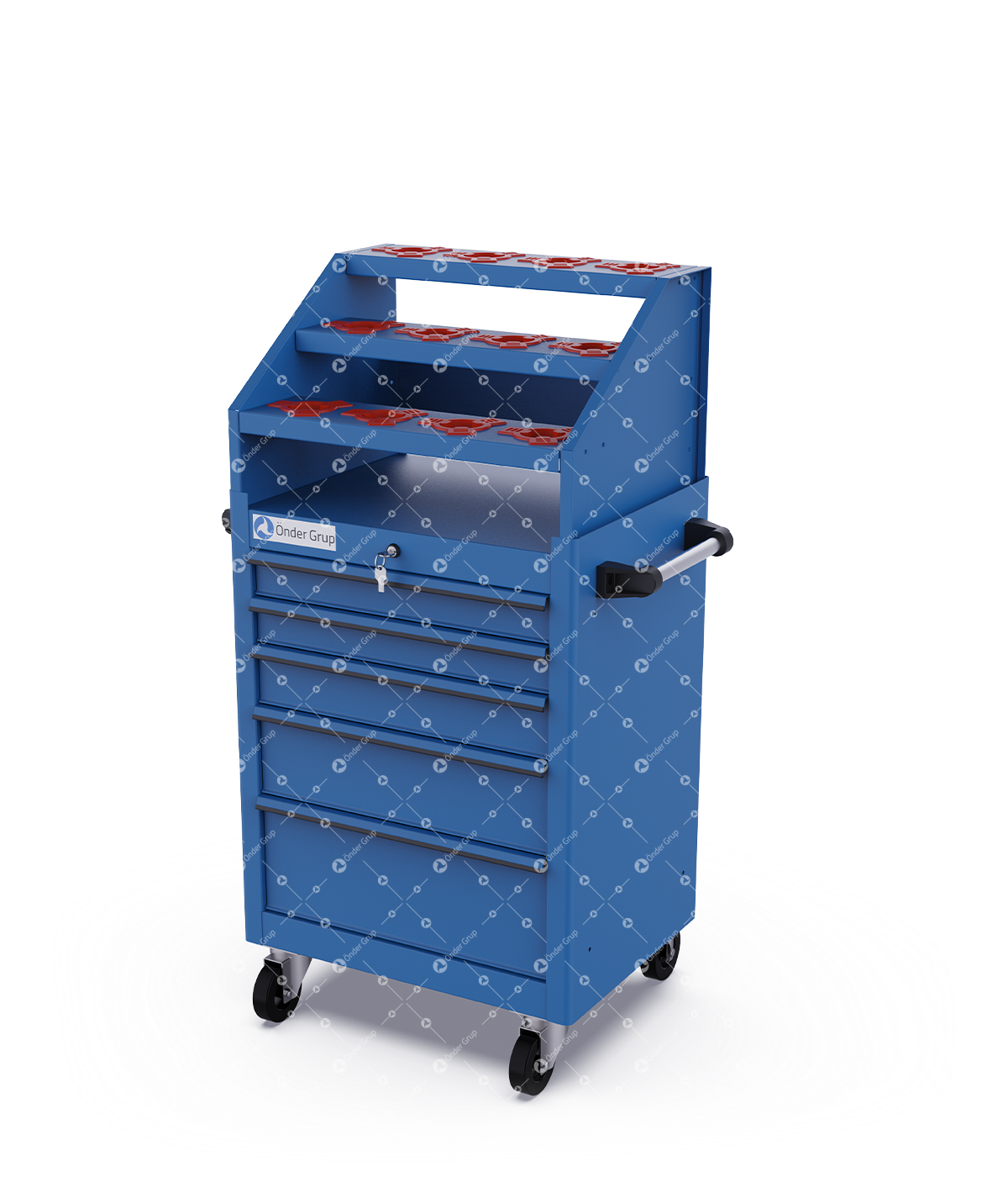 Mobile Tool Holders – 5 Drawers + 12 Units