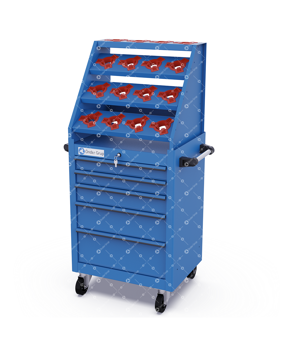 Mobile Tool Holders – 5 Drawers + 16 Units